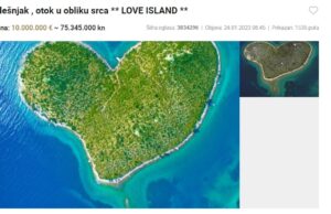 Се продава хрватскиот „остров на љубовта“ – ценa 10 милиони евра