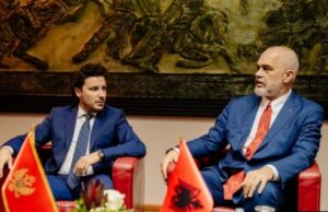 В понеделник во Подгорица заедничка седница на владите на Црна Гора и на Албанија