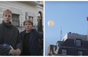 ВИДЕО: Британски Јутјубери испратија шпионски балон над кинеската амбасада