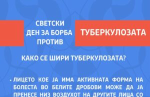 Туберкулозата иако звучи како болест од минатото, и денес претставува проблем, но се лекува