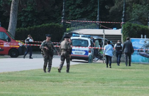 (ВИДЕО) Повредени шест деца при напад со нож во парк во Франција