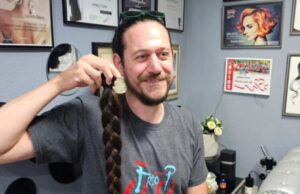 Лука ја растел својата коса девет години, за да ја донира за перики на болните деца