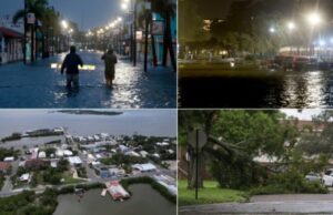 Ураганот Идалија стигна до Флорида, ветерот носи сѐ пред себе