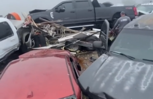 (ВИДЕО) Верижен судир во САД, оштетени 158 возила, има и жртви