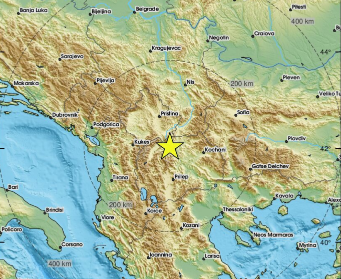 zemjotres skopje