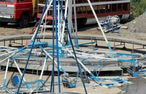 Се урна конструкција на рингишпил, повредени 13 деца, од кои едно е во животна опасност во Куршумлија