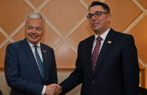 Филков оствари средба со Еврокомесарот за правда Дидие Рејндерс: разговарано за планираните реформи во правосудството