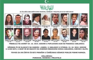 Објавени сликите на 18 трагично загинати во поплавите во Јабланица, БиХ