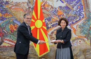 Сиљановска Давкова ги прими акредитивните писма на новоименуваниот португалски амбасадор, Жозе Руи Вележ Каросо: Португалија целосно го поддржува влезот на нашата земја во ЕУ