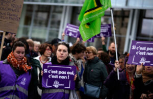 Протести против сексуалното насилство во Франција