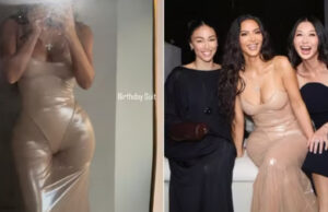 Ким Кардашијан го прослави својот 44 роденден во „гол“ фустан