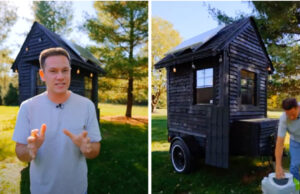 (Видео) Јутјубер ја изградил најмалата куќа на светот, потрошил 4600 евра