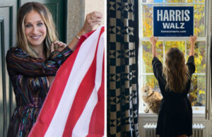 Ѕвездата на „Сексот и градот“ ја поддржа Камала Харис од нејзиниот стан во Њујорк