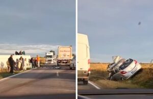 (Видео) Во Србија се судри автобус со ученици и автомобил, едно лице загина