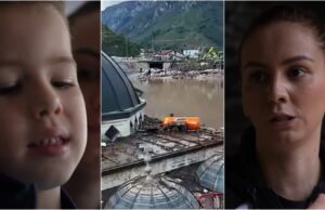 (Видео) Амра од Јабланица го спасила синот од поплавите во БиХ: „Го ставив на компресорот и пливав“