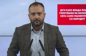 Лефков: ДУИ како Влада поддржа укинување на балансерот, сега само манипулира со народот
