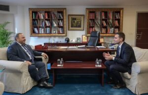 Средба на министерот Муцунски со постојаниот претставник на УНДП, Армен Григоријан