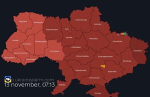 (Видео) Масивен напад со балистички ракети врз Киев, одекнуваат експлозии