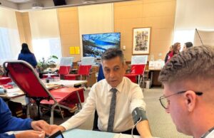 Првиот вицепремиер Меџити се приклучи на крводарителската акција организирана од Амбасадата на САД