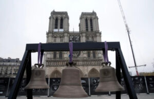 Сите ѕвона на катедралата Нотр Дам повторно заѕвонија за првпат, пет години по пожарот