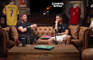 (Видео) Роналдо го угости најпопуларниот jутјубер во светот: „Се плашиш да не те надминам?“