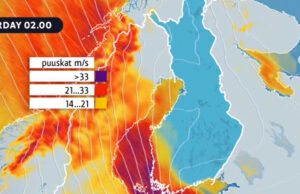 Финска ја погоди ураган за првпат во историјата