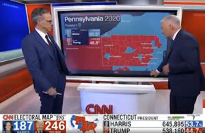 (Видео) Неверување во студиото на Си-Ен-Ен: Реакцијата на водителот кога виде колку Трамп води стана вирална