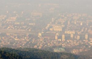 (Фото) Скопје на 6-то место во светот по загаденост на воздухот