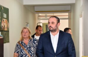 Ѓорѓиевски во увид на реконструкцискиот зафат во ООУ „Круме Кепески”