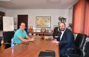 Средба на градоначалникот Ѓорѓиевски со претседателот на Стопанската комора на Северо-Западна Македонија Нухиу Алиу