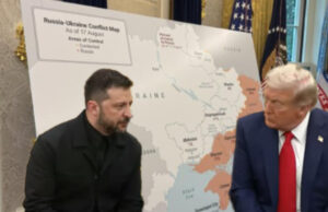 Зеленски ја отвори картата на Украина пред Трамп: детали од фронтот на маса