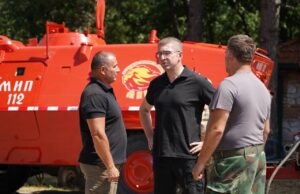 Според очевидците пожарот кај Јасен бил разгорен од удар на гром, Мицкоски вели се прават натчовечки напори