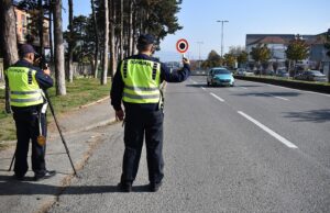 Вчера, уапсени деветмина возачи: некои од нив возеле со брзина поголема од дозволената