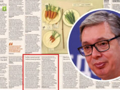 (Фото) Вучиќ реагираше на статија на „Гардијан“, ја објавија во рубриката „писма од читатели“