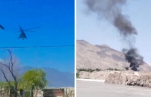 (Видео) Се урна воен хеликоптер во Пакистан, петмина загинати