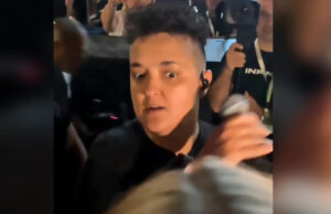 (Видео) Марија Шерифовиќ слезе меѓу публиката да пее, а една девојка се обиде да ѝ го земе микрофонот, пејачката изреагира