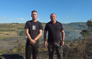 Ангелов: Пожарот над скопско Батинци е намерно подметнат, имаме целосна контрола над огнот