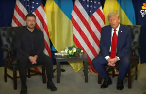 (Видео) Трамп: Зеленски е голем човек, НАТО треба да соборува руски авиони што го нарушуваат воздушниот простор