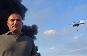 Во Трубарево гори и пластичен отпад, Ангелов рече дека пожарот е подметнат и нема повредени лица