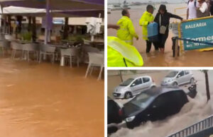 (Видео) Ураган ја потопи Ибица