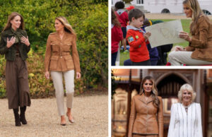 Кејт и Меланија по свечениот банкет на опуштено дружење во Виндзор