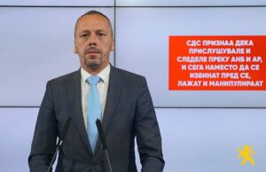 Петрушевски: СДС признаа дека прислушувале и следеле преку АНБ и АР, и сега наместо да се извинат, лажат и манипулираат