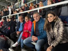 Кандидатот за градоначалник на ДУИ во Тетово ја бодри Македонија од трибините – Поддршка дечки, голема шанса за Светско првенство!