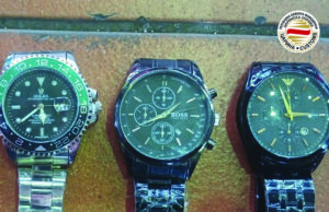 На ГП Богородица запленети над илјада часовници „Ролекс“, „Бос“, „Армани“, поради сомневање за фалсификат