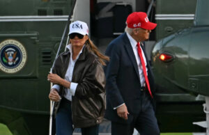 (Фото) Меланија Трамп е божица на стилот и може да носи што сака