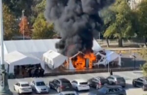 (Видео) Пукање и пожар во „Чациленд“ во Белград, еден ранет, друг уапсен