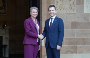 Муцунски на Состанокот на министрите за надворешни работи во рамки на Берлинскиот процес во Белфаст