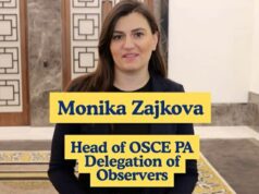 Зајкова назначена за шефица на набљудувачката мисија на ПС на ОБСЕ на предвремените парламентарни избори во Киргистан