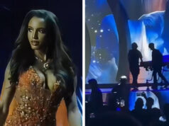 Мис Јамајка се опоравува откако падна од сцената и наскоро ќе биде пуштена од болница