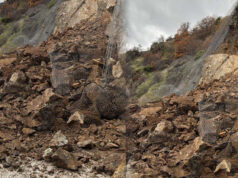 Поради одрон во прекин е сообраќајот на регионалниот пат Ресен- Граничен премин Стење